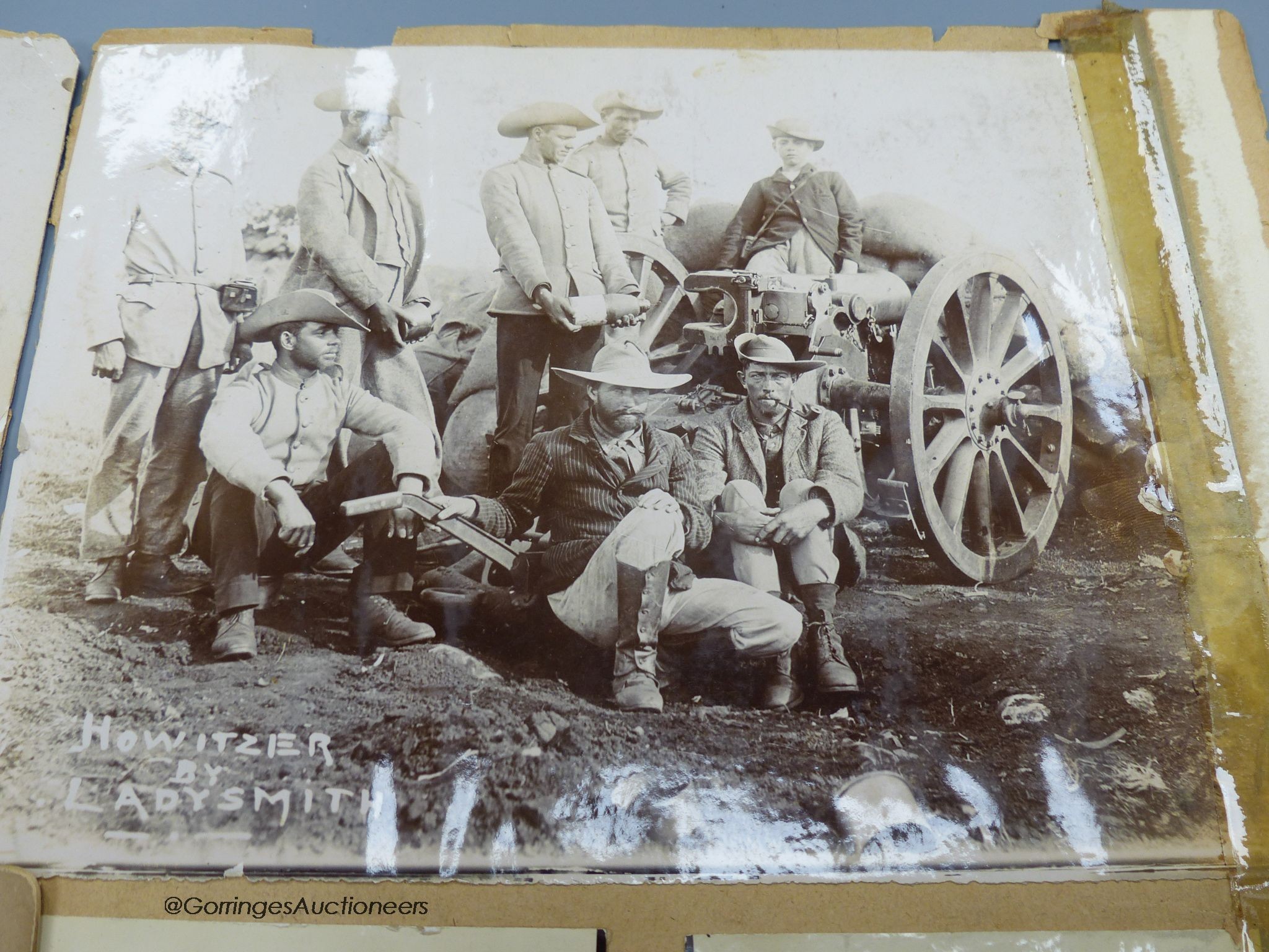 An archive of Boer War photos and ribbons